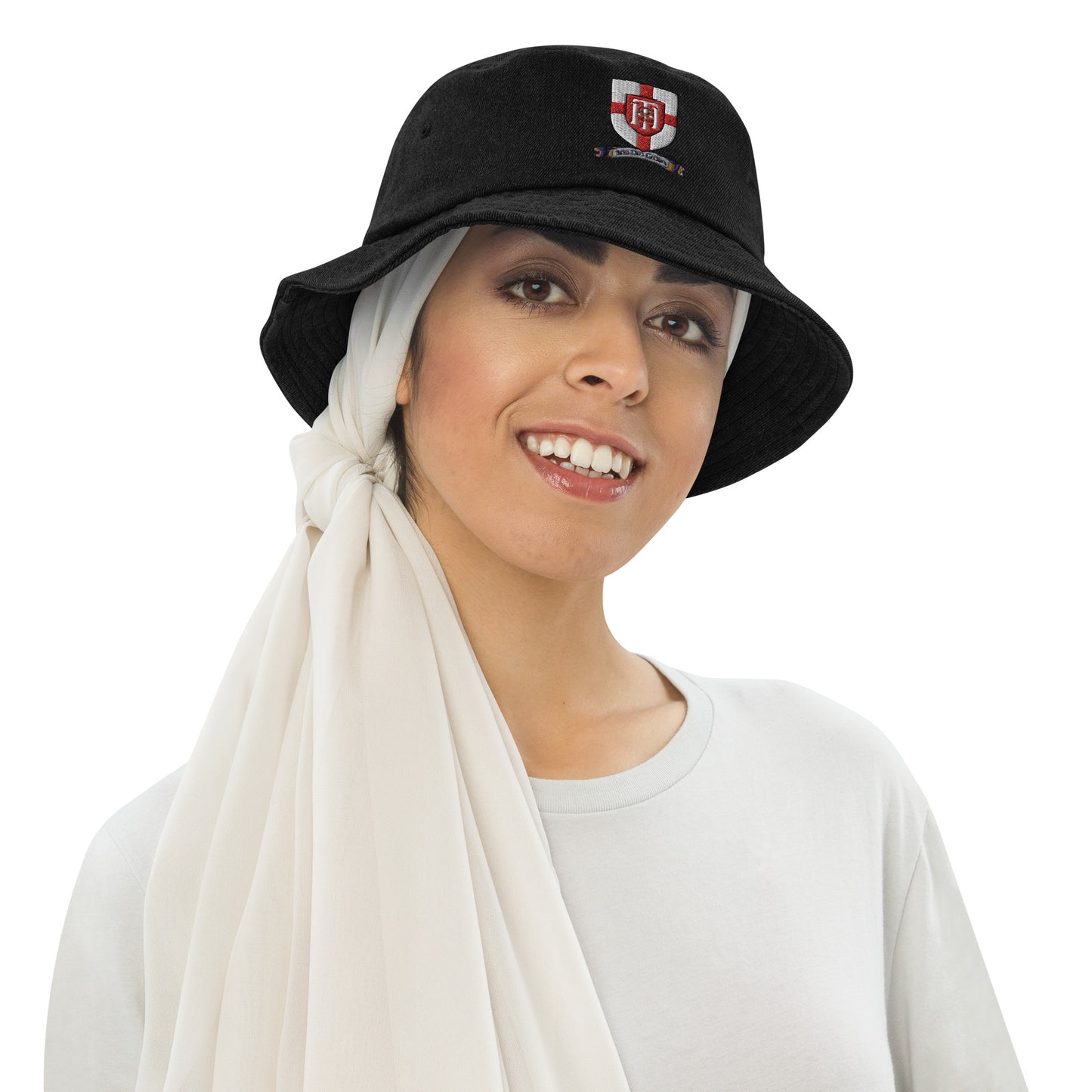 Holy Trinity Logo Denim bucket Woman's hat