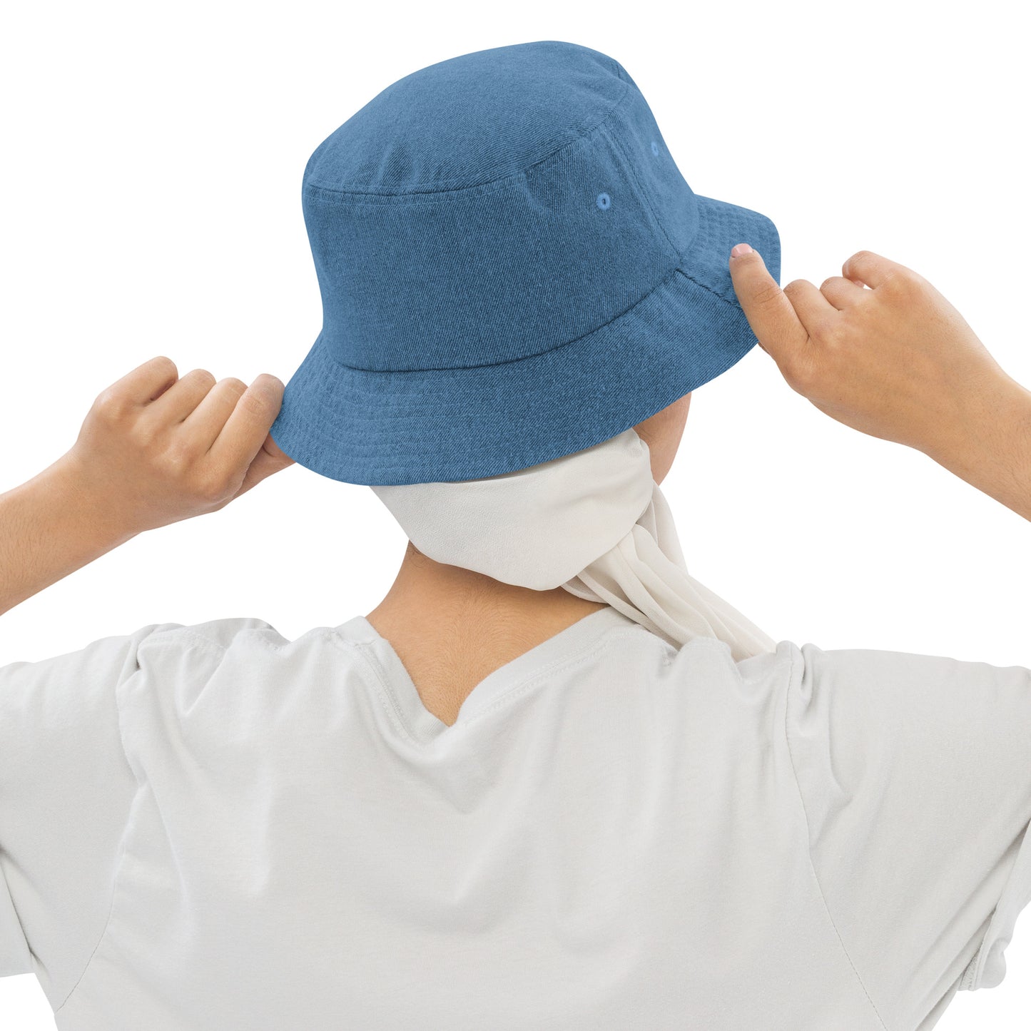 Holy Trinity Logo Denim bucket Woman's hat