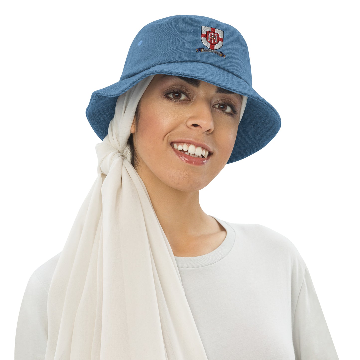 Holy Trinity Logo Denim bucket Woman's hat