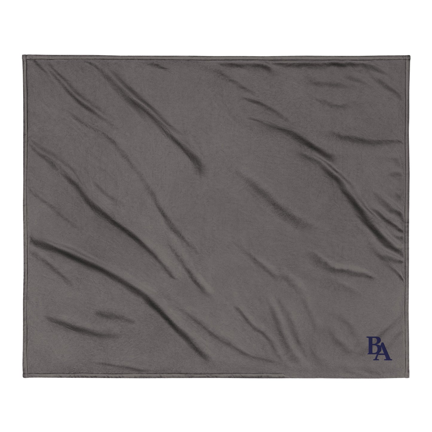 Embroidered Sherpa Blanket
