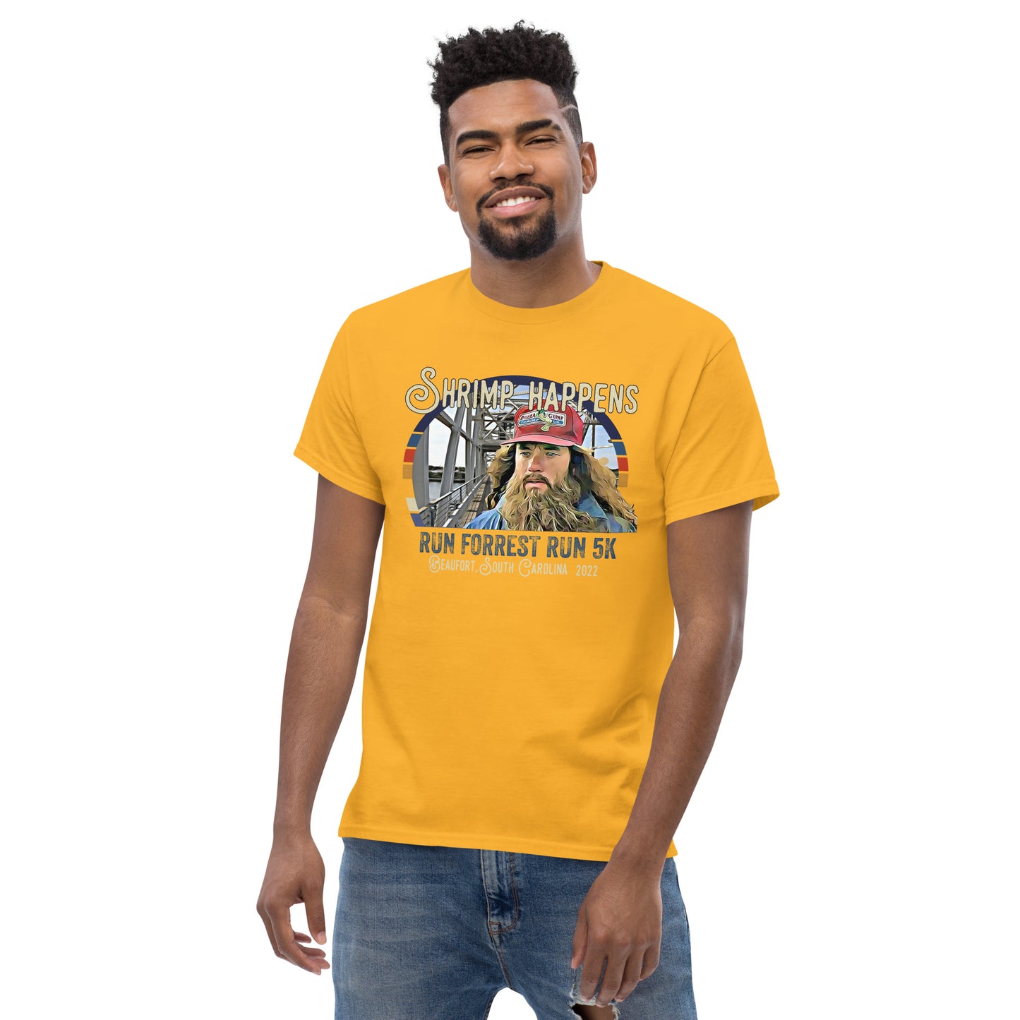 Printful Run Forrest Run Personalized T-shirt