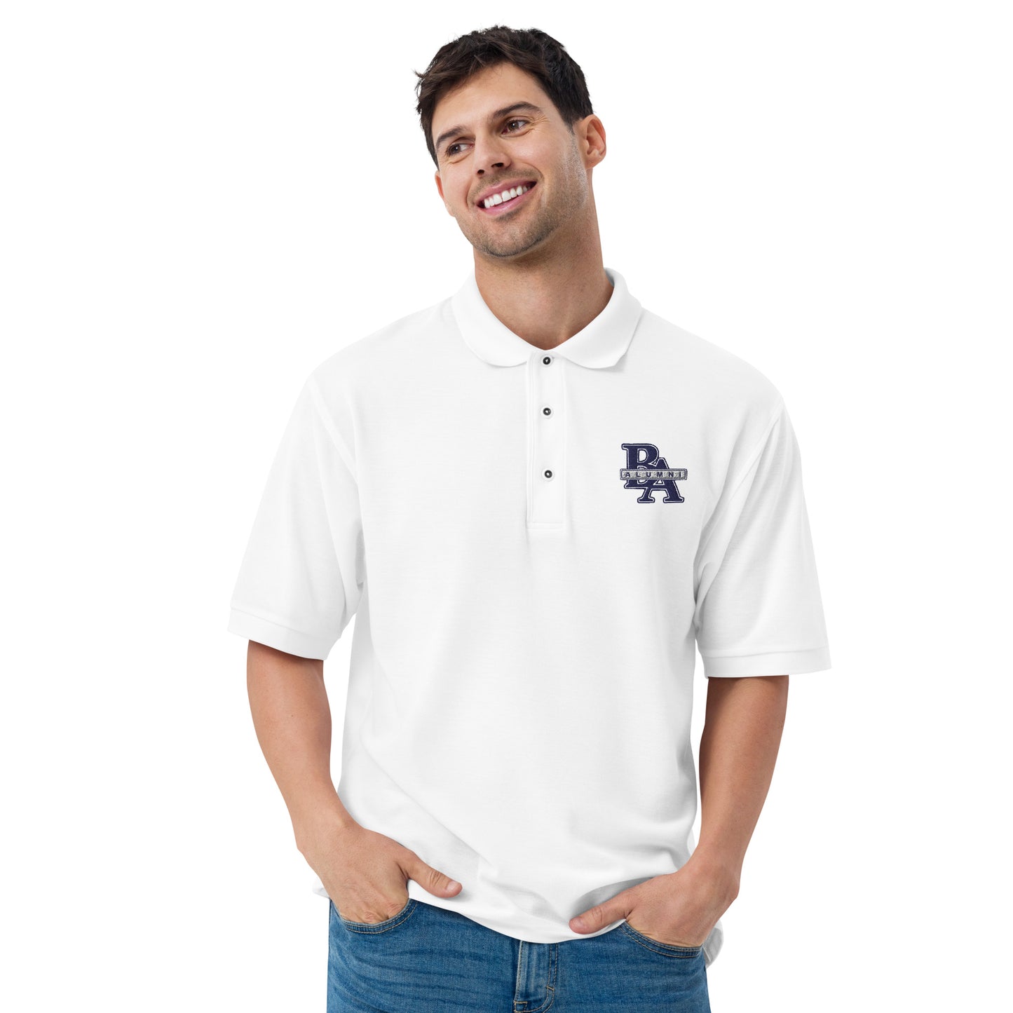 Alumni Men's Embroidered Polo