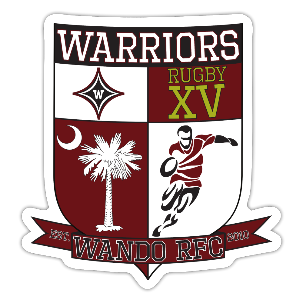 Warriors Sticker - white matte