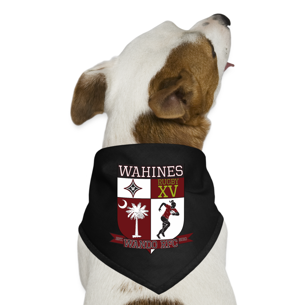 Wahines Dog Bandana - black