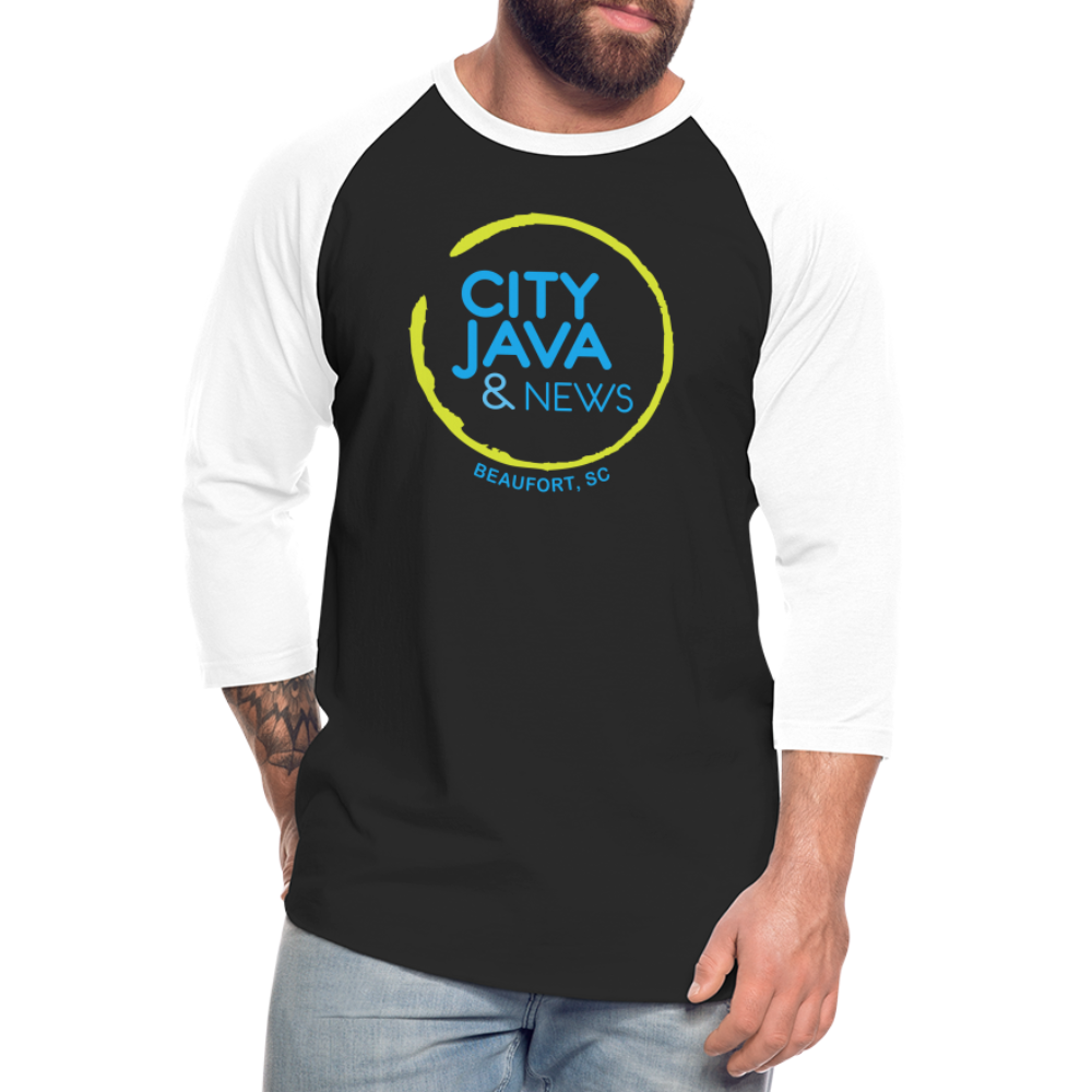 City Java Baseball T-Shirt - black/white