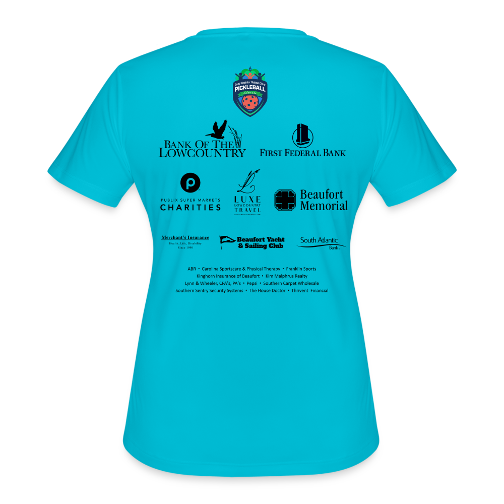 Women's Sponsor Tee (v2) - turquoise