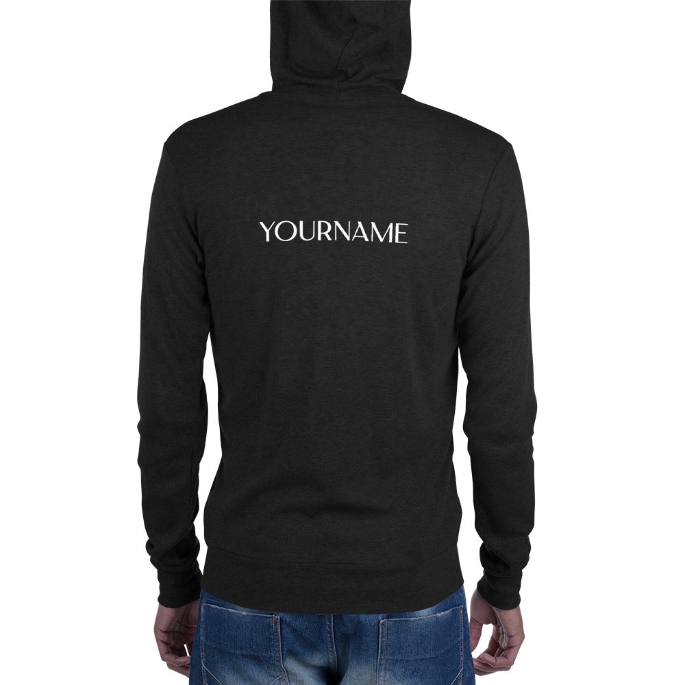 Customizable Men's Zip Hoodie
