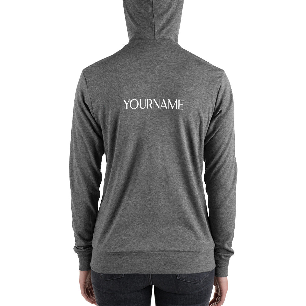 Customizable Women's Zip Hoodie