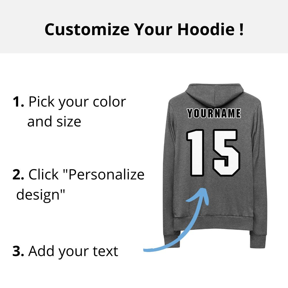 Warriors Men's Zip Hoodie