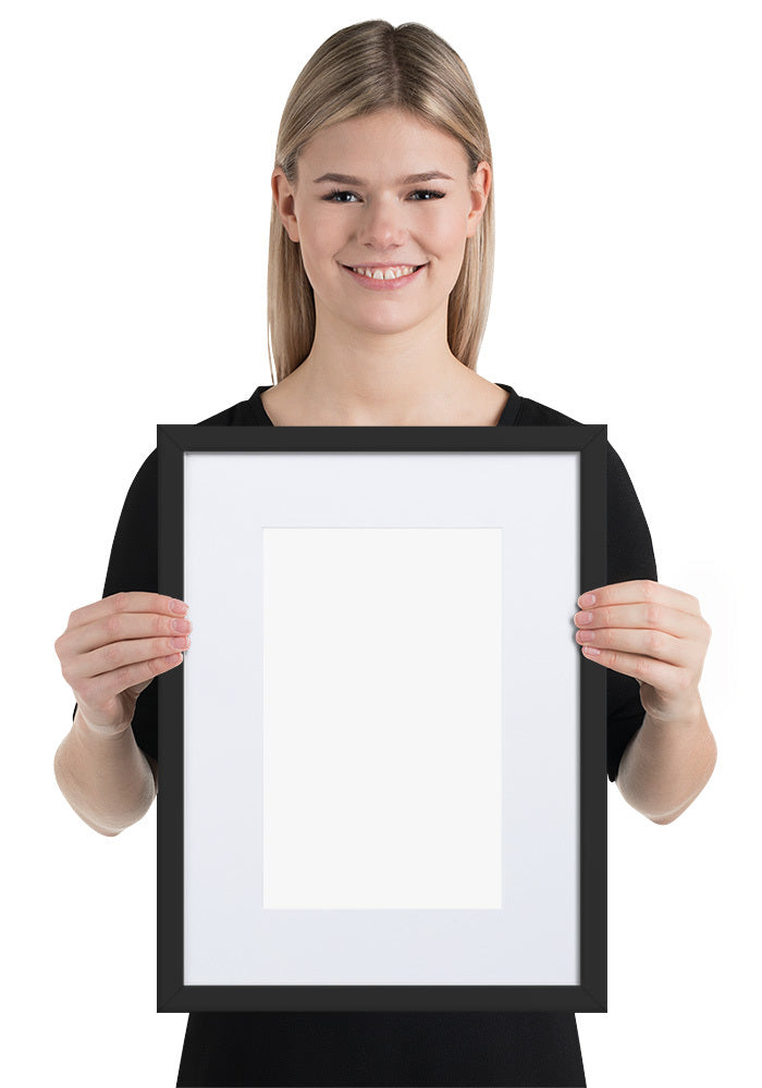 Matte Paper Framed Poster With Mat (cm)