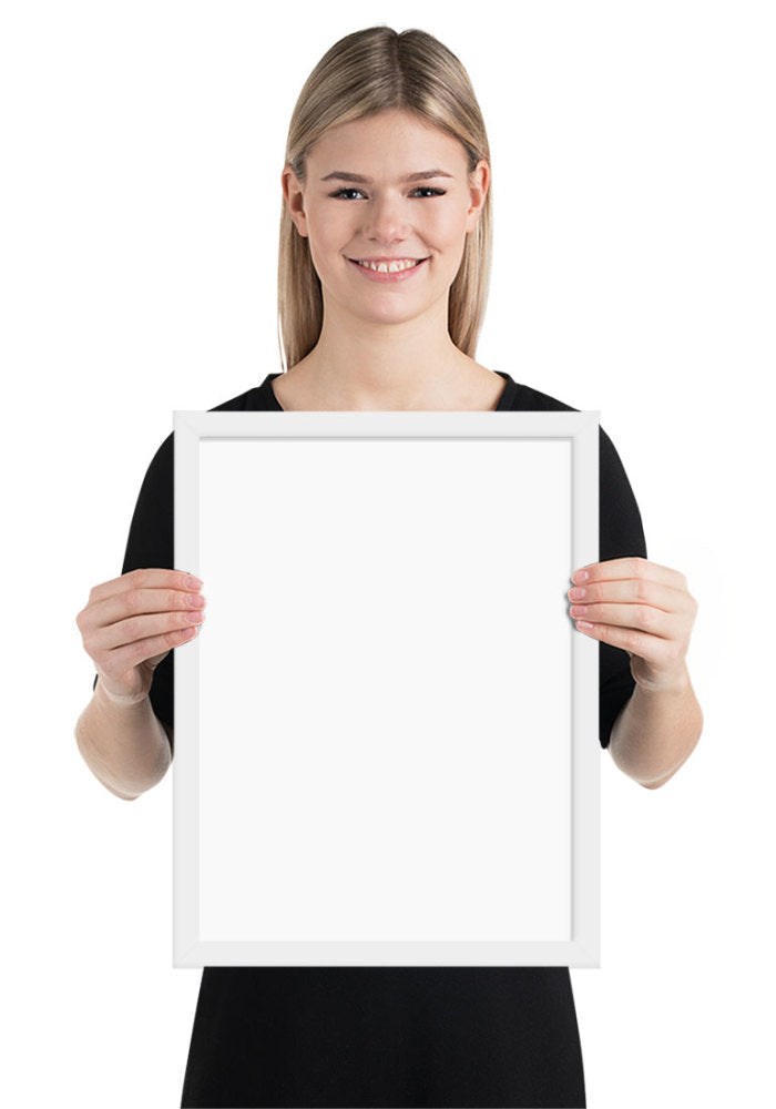 Premium Luster Photo Paper Framed Poster (in)