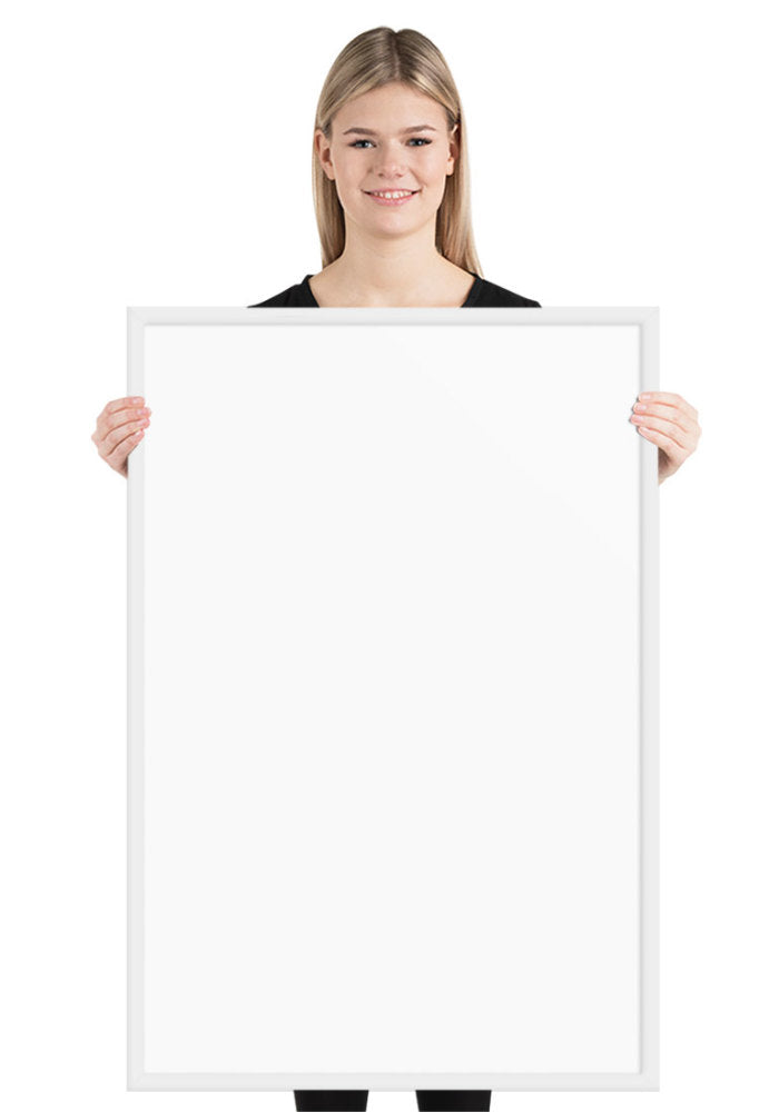Premium Luster Photo Paper Framed Poster (in)
