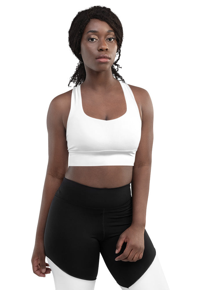 All-Over Print Longline Sports Bra