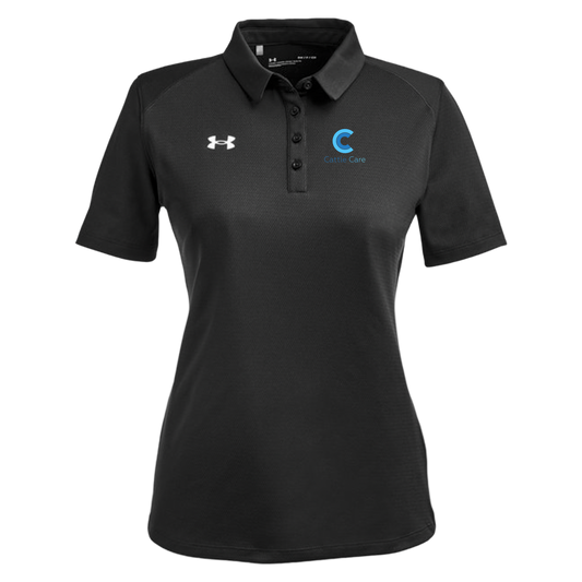 cattle-care-under-armour-womens-tech-polo-embroidery-leftchest-1370431-black-flat-front