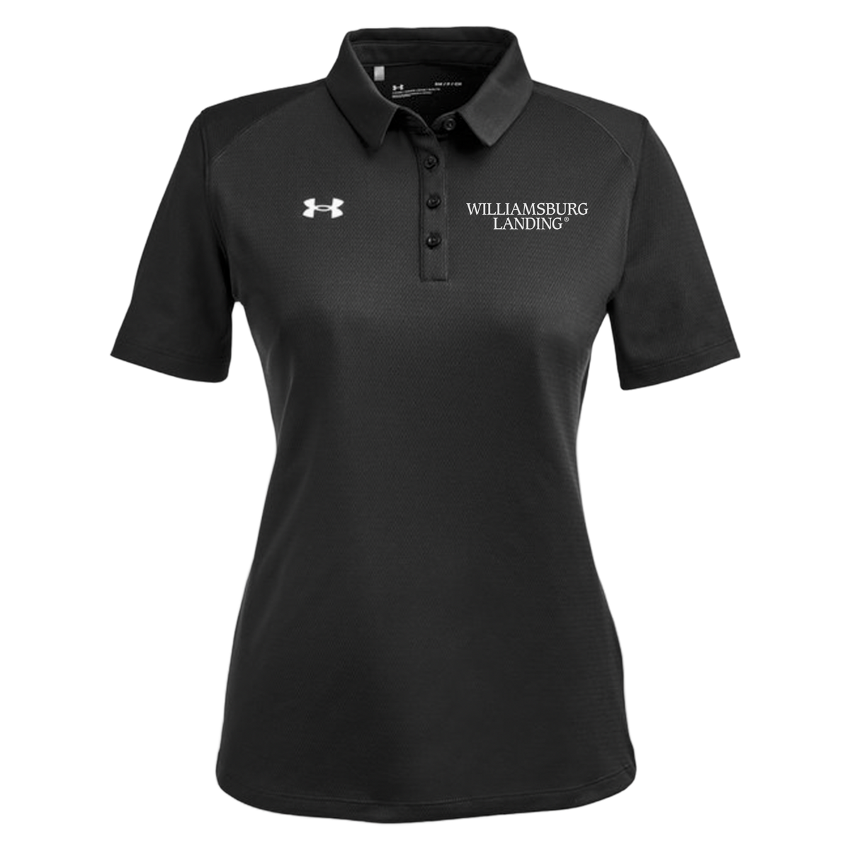 williamsburglanding-under-armour-womens-tech-polo-embroidery-leftchest-1370431-black-flat-front