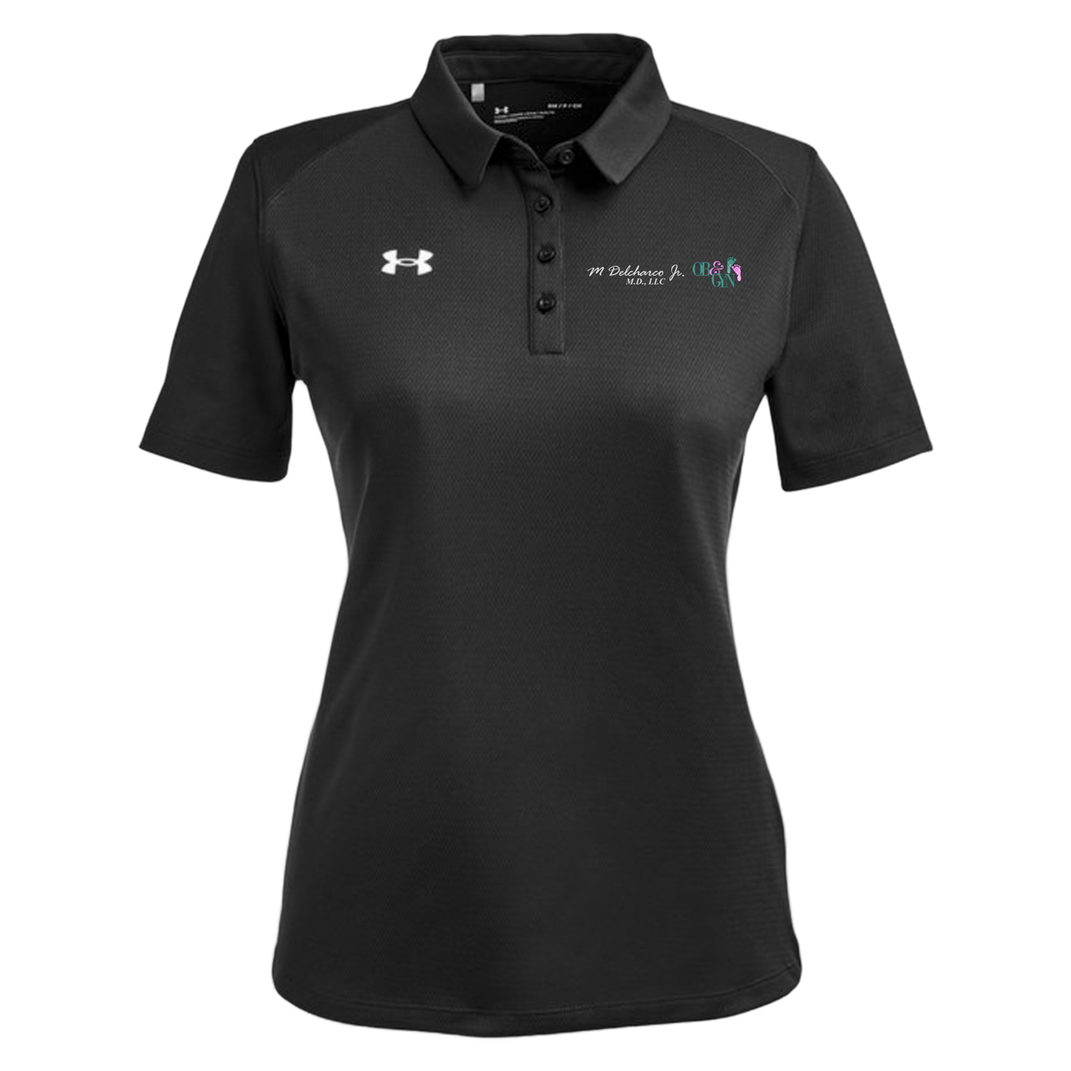 delcharco-under-armour-womens-tech-polo-embroidery-leftchest-1370431-black-flat-front