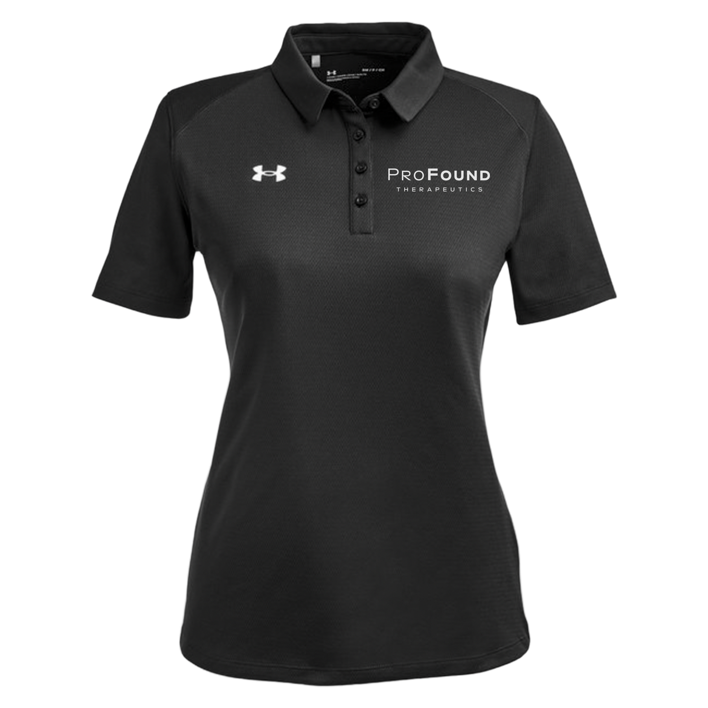 profoundtx-under-armour-womens-tech-polo-embroidery-leftchest-1370431-black-flat-front