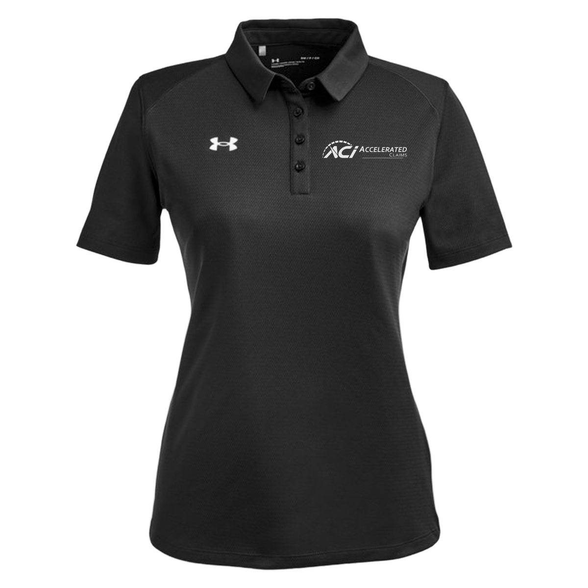 accelclaims-under-armour-womens-tech-polo-embroidery-leftchest-1370431-black-flat-front