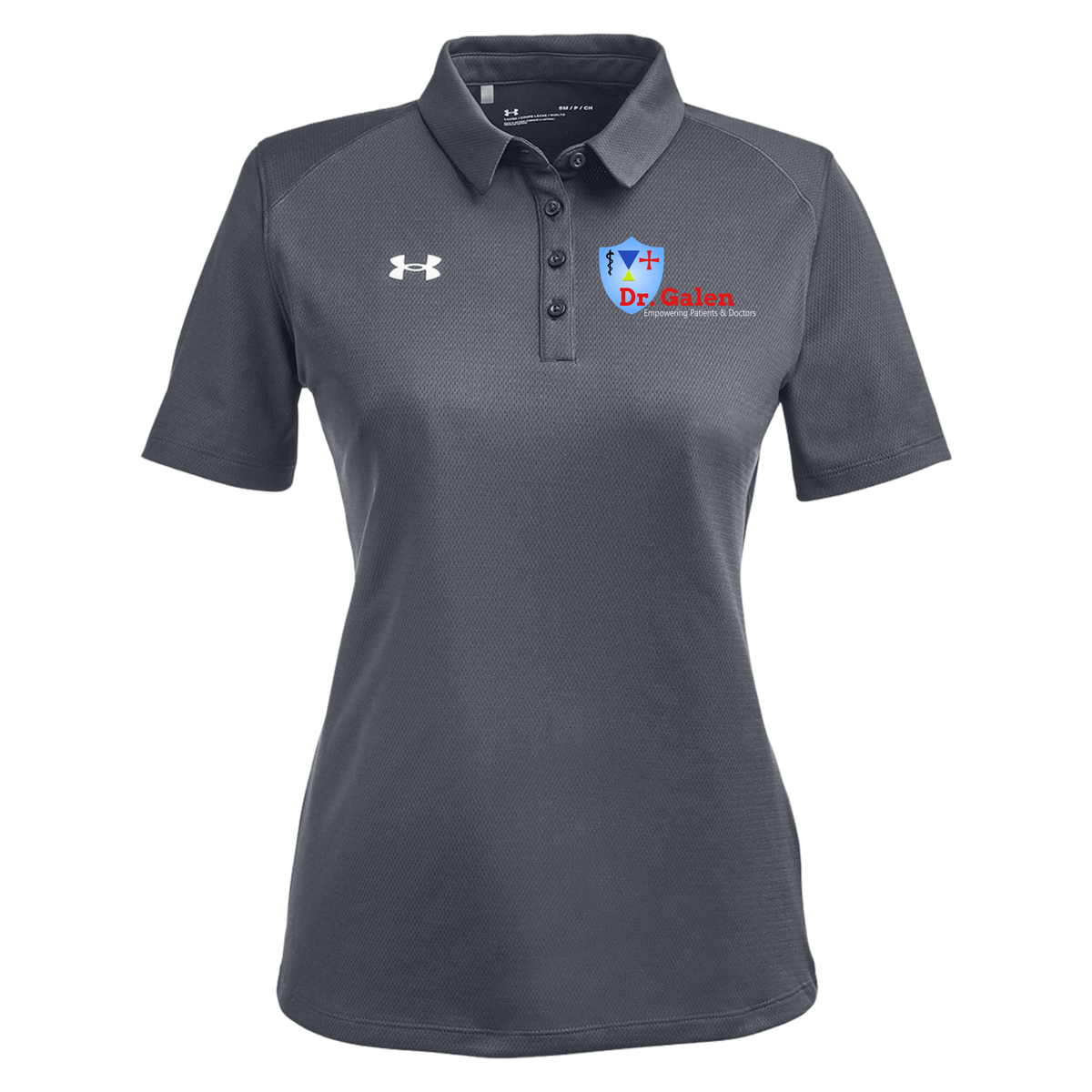 drgalen-under-armour-womens-tech-polo-embroidery-leftchest-1370431-csgreylightheatherwhite-flat-front