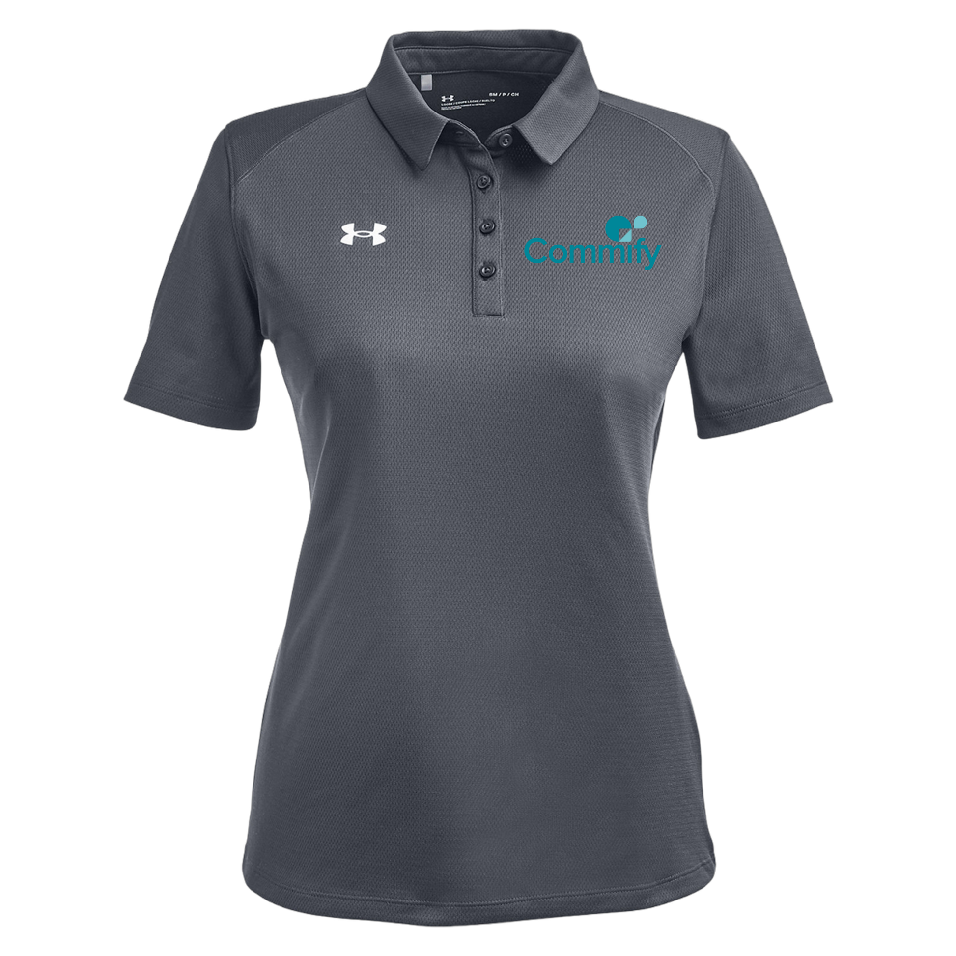 commify-under-armour-womens-tech-polo-embroidery-leftchest-1370431-csgreylightheatherwhite-flat-front