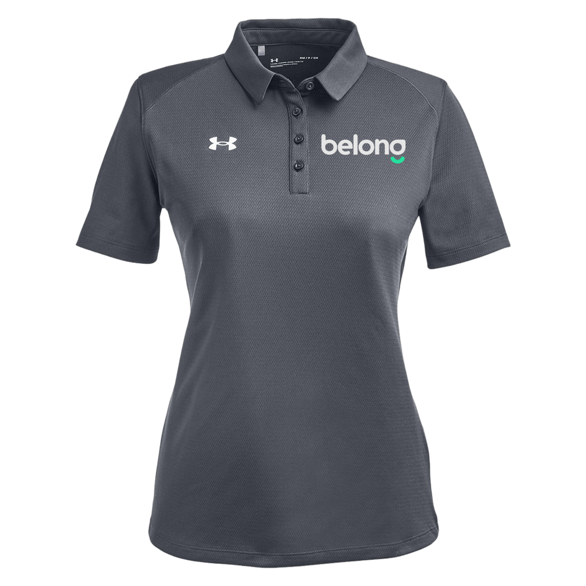 belonghome-under-armour-womens-tech-polo-embroidery-leftchest-1370431-csgreylightheatherwhite-flat-front