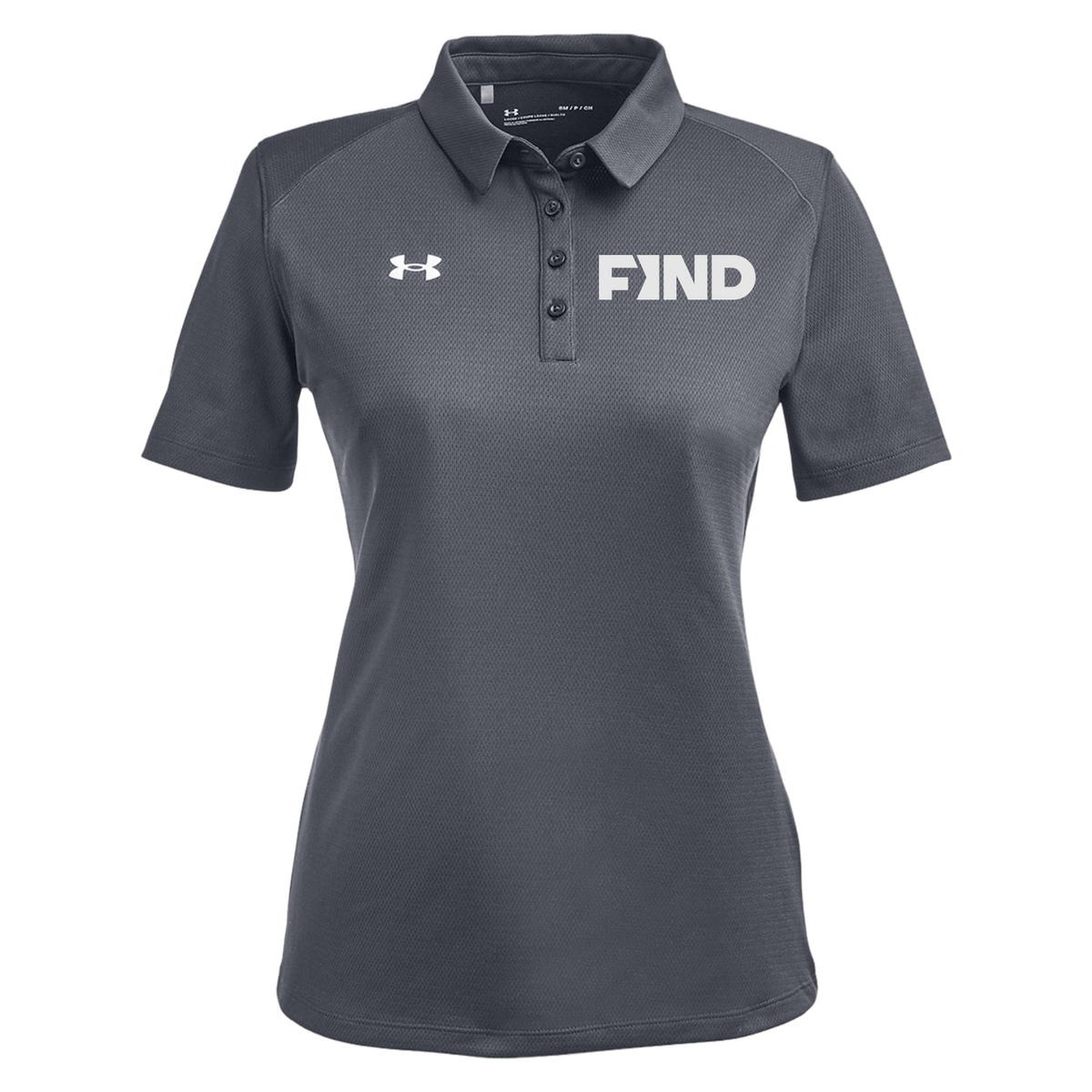 findrealestate-under-armour-womens-tech-polo-embroidery-leftchest-1370431-csgreylightheatherwhite-flat-front