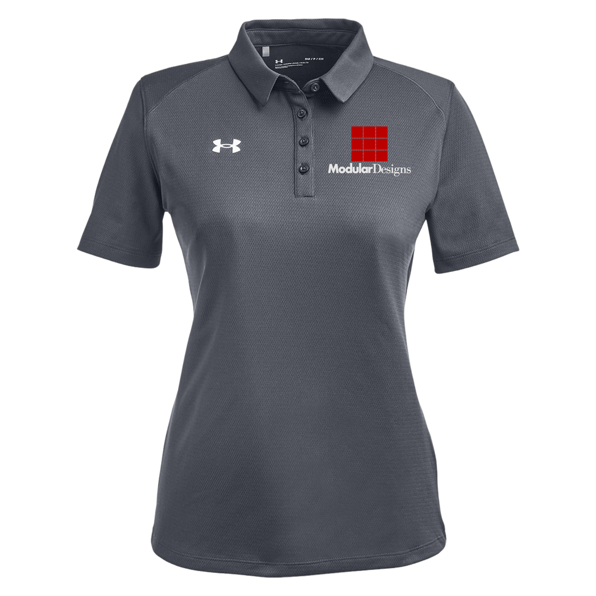 modulardesignsflooring-under-armour-womens-tech-polo-embroidery-leftchest-1370431-csgreylightheatherwhite-flat-front