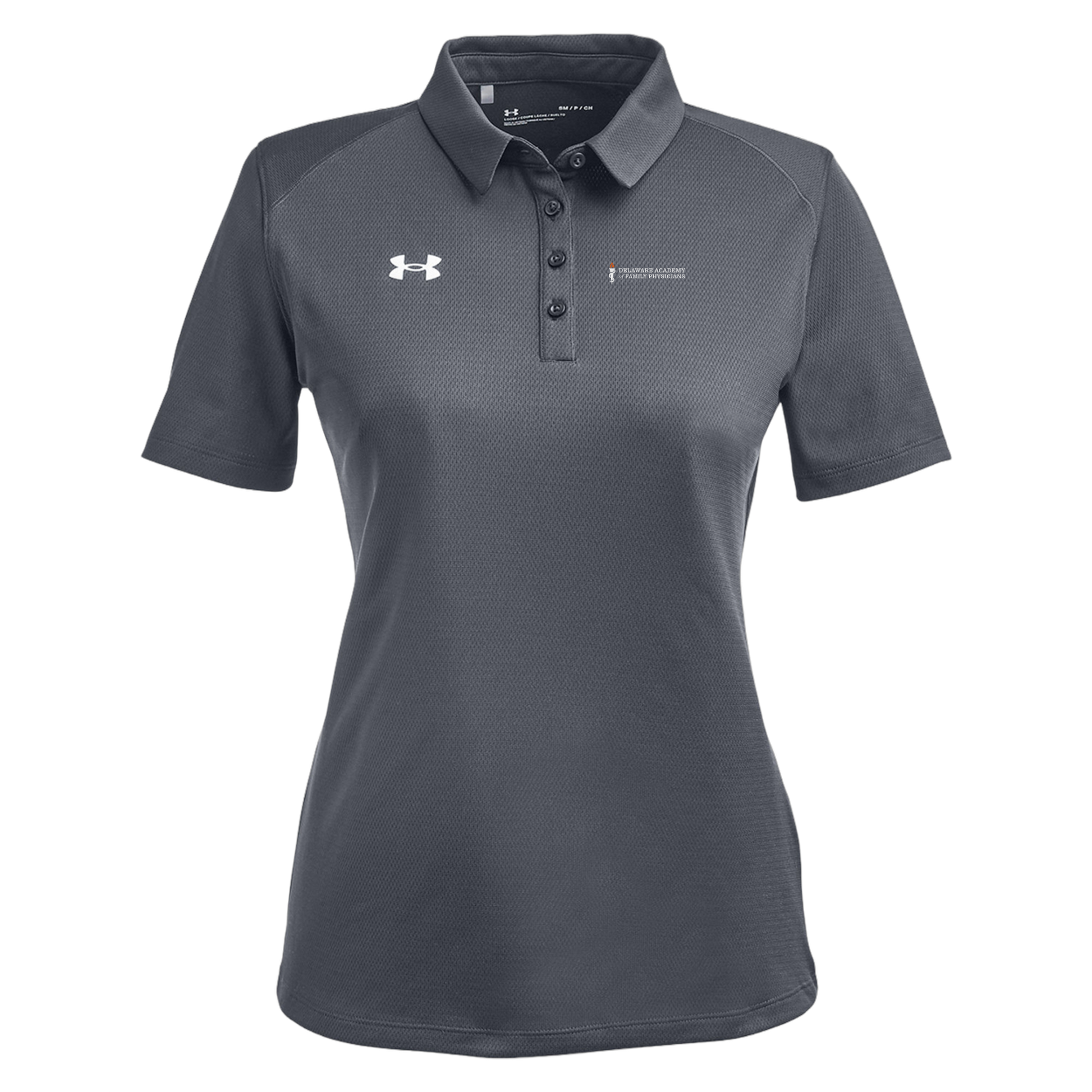 delfamdoc-under-armour-womens-tech-polo-embroidery-leftchest-1370431-csgreylightheatherwhite-flat-front