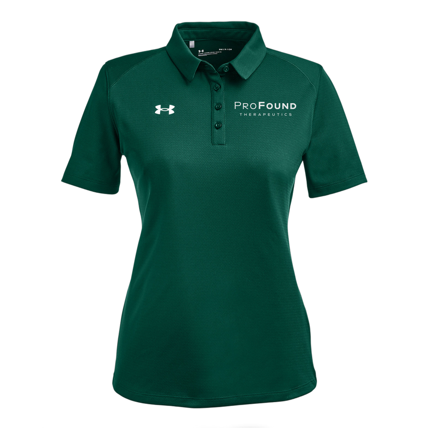 profoundtx-under-armour-womens-tech-polo-embroidery-leftchest-1370431-forgreen-flat-front