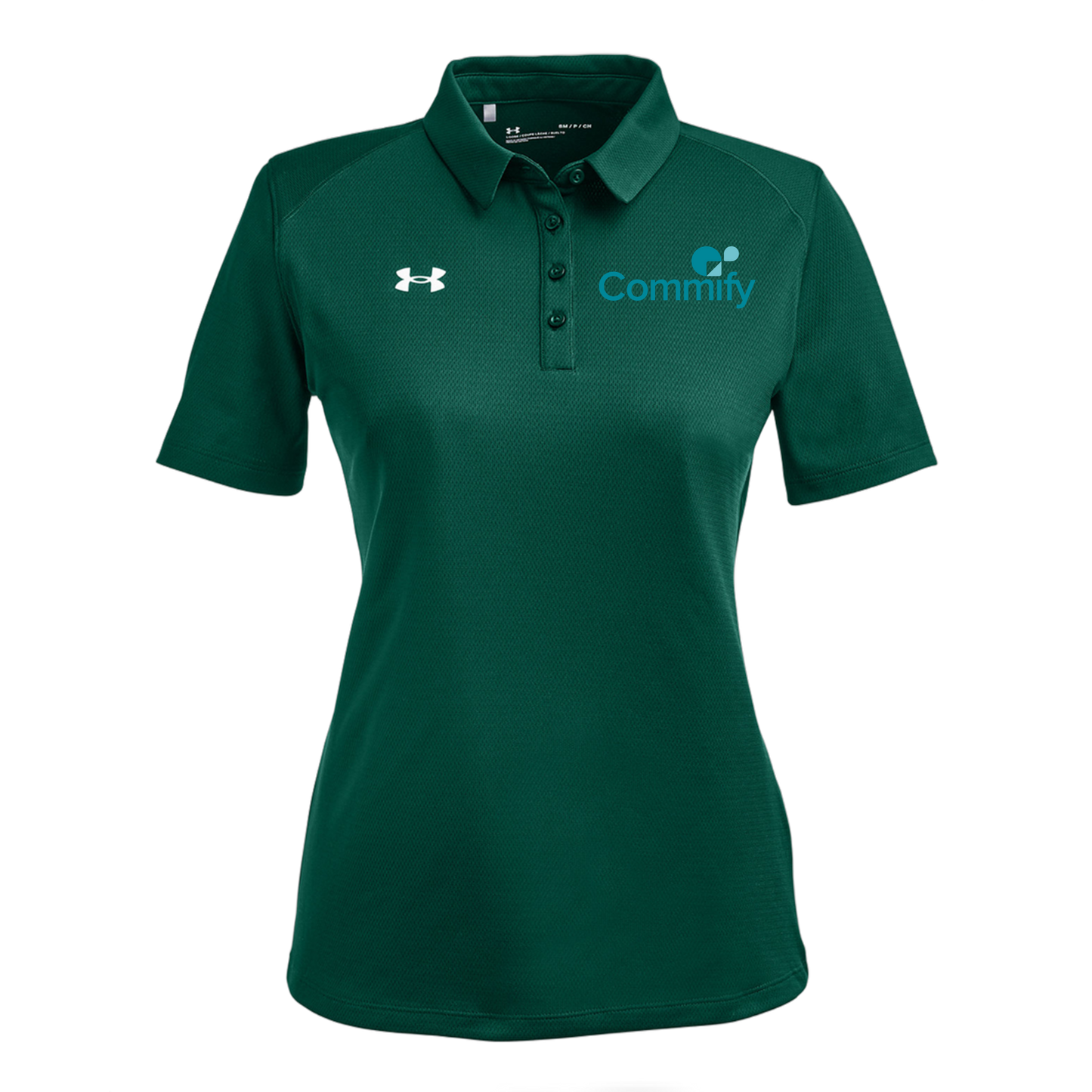 commify-under-armour-womens-tech-polo-embroidery-leftchest-1370431-forgreen-flat-front