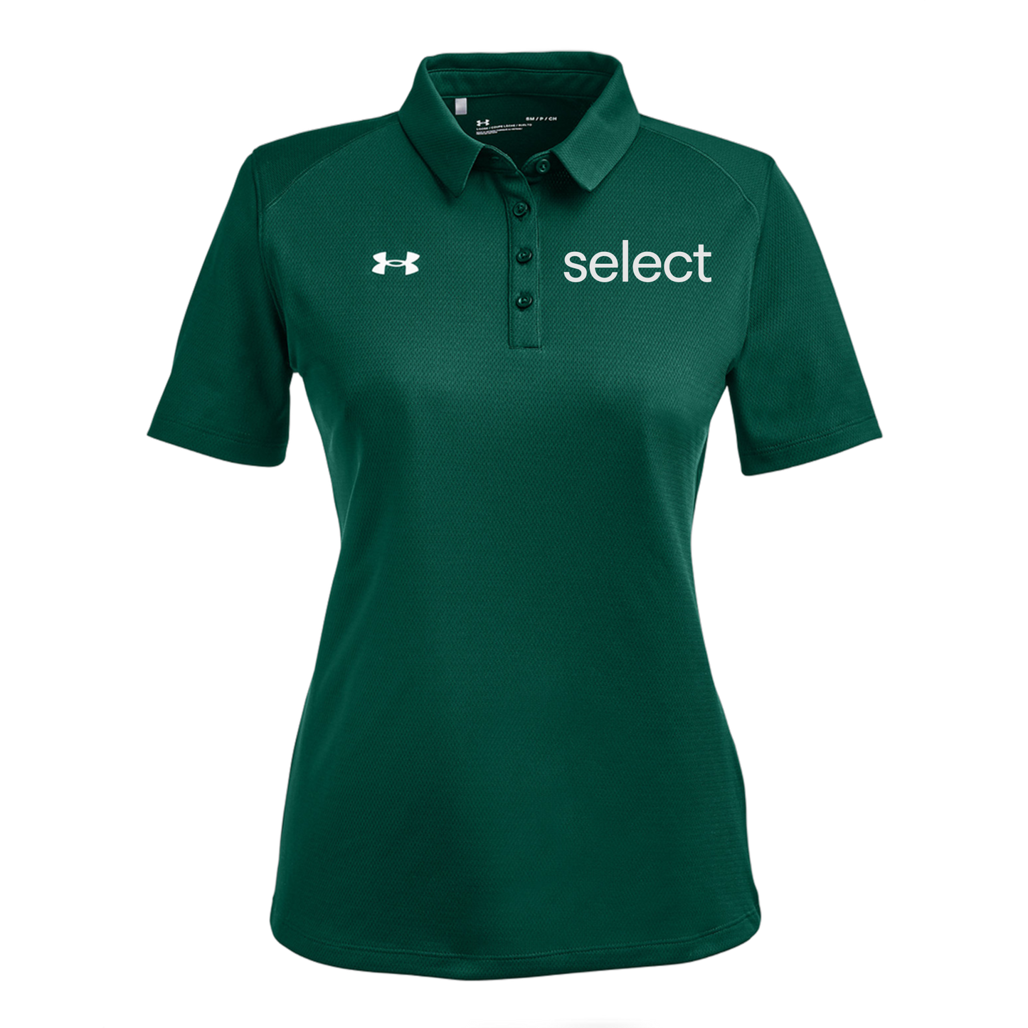 meetselect-under-armour-womens-tech-polo-embroidery-leftchest-1370431-forgreen-flat-front