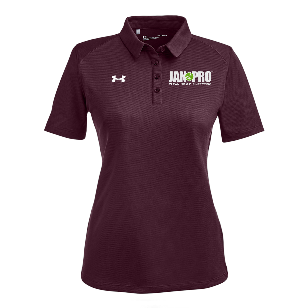 jan-pro-under-armour-womens-tech-polo-embroidery-leftchest-1370431-maroon-flat-front