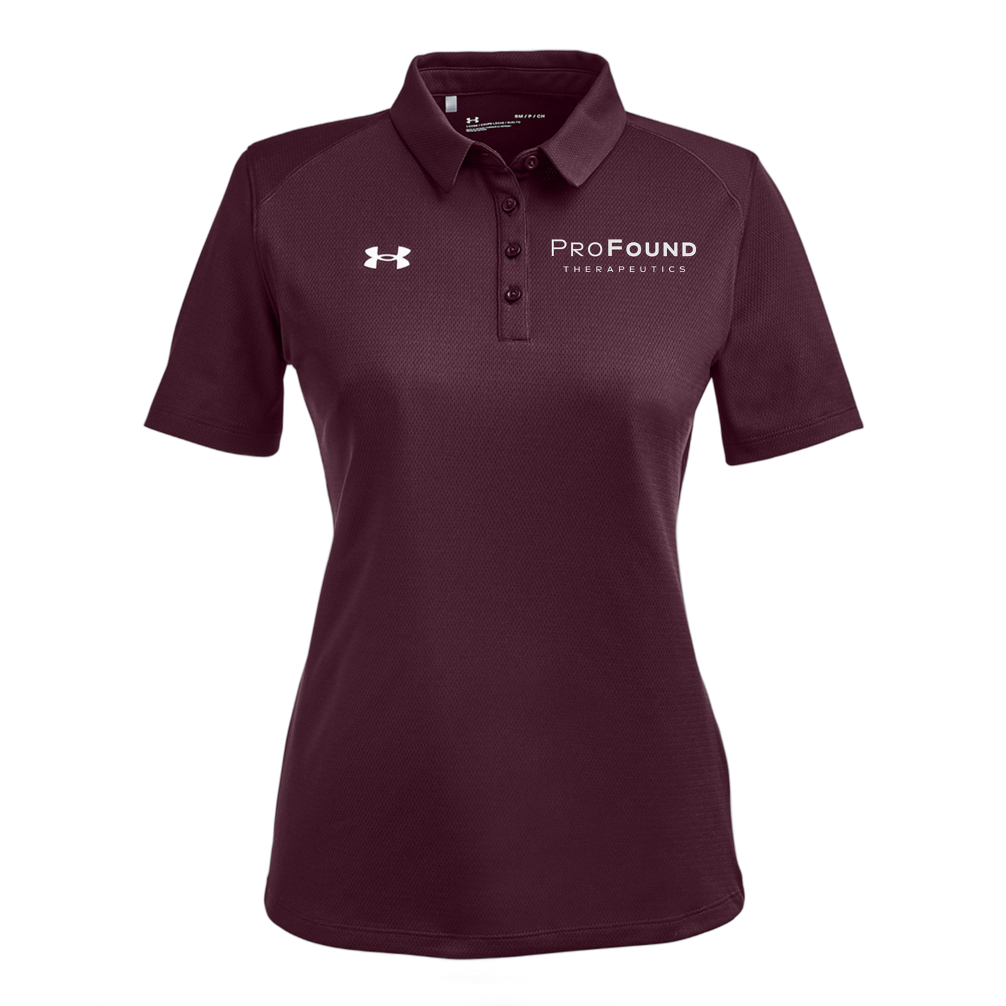 profoundtx-under-armour-womens-tech-polo-embroidery-leftchest-1370431-maroon-flat-front