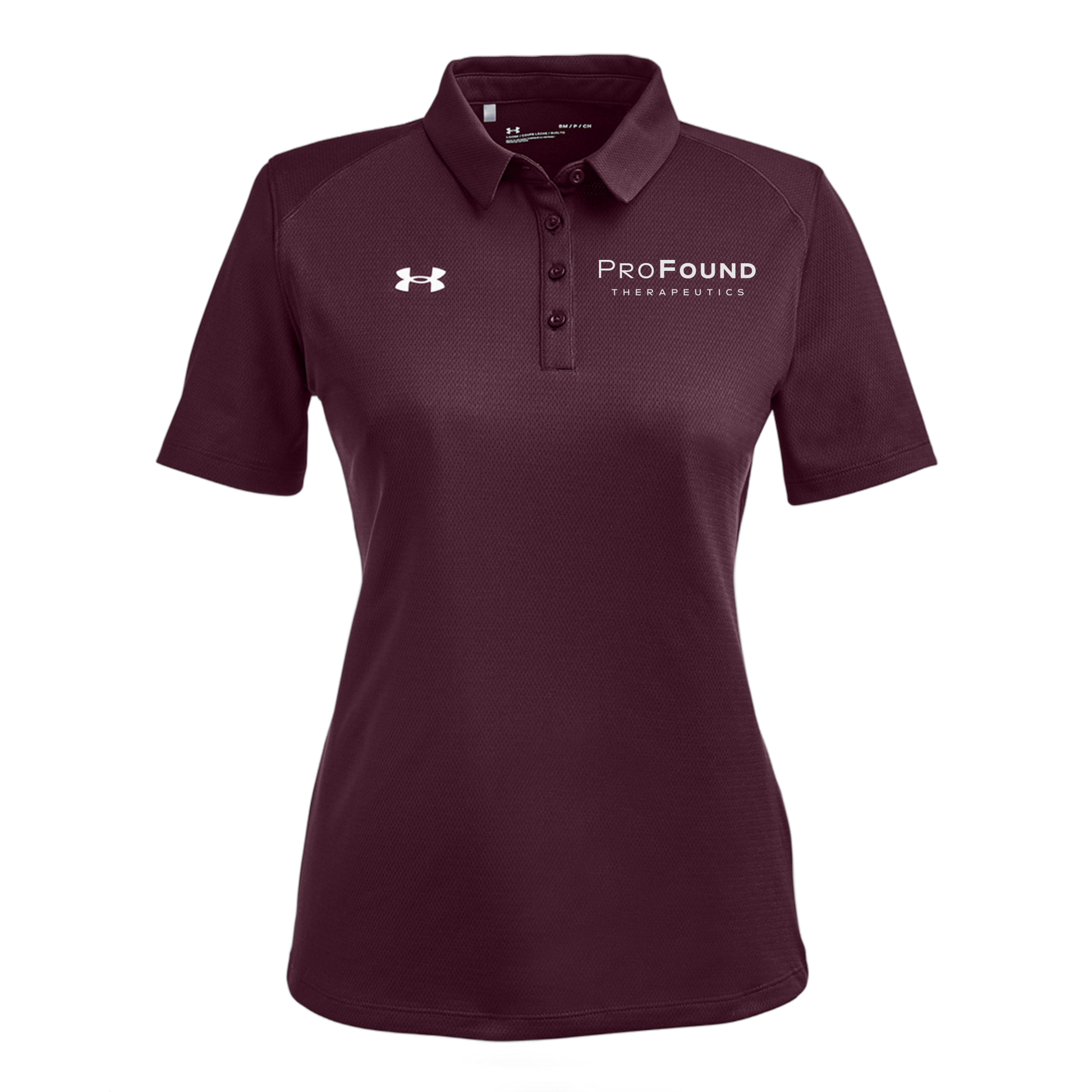 profoundtx-under-armour-womens-tech-polo-embroidery-leftchest-1370431-maroon-flat-front