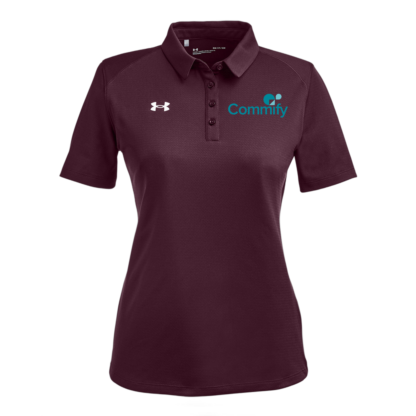 commify-under-armour-womens-tech-polo-embroidery-leftchest-1370431-maroon-flat-front