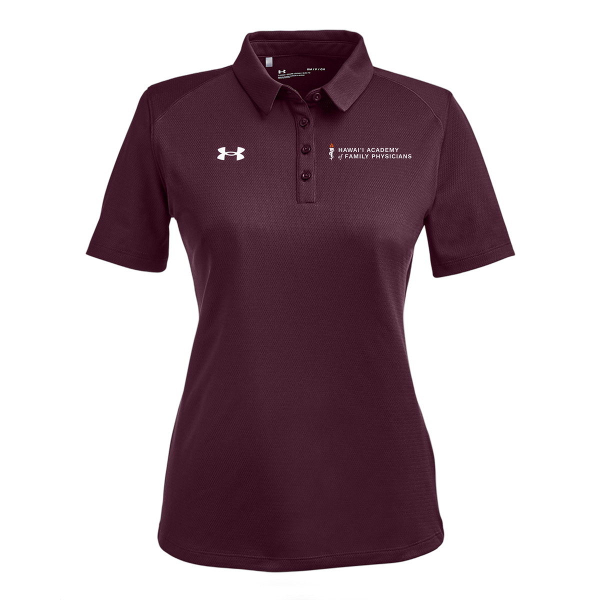 hafp-under-armour-womens-tech-polo-embroidery-leftchest-1370431-maroon-flat-front