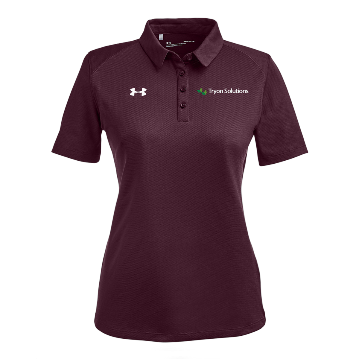 tryonsolutions-under-armour-womens-tech-polo-embroidery-leftchest-1370431-maroon-flat-front