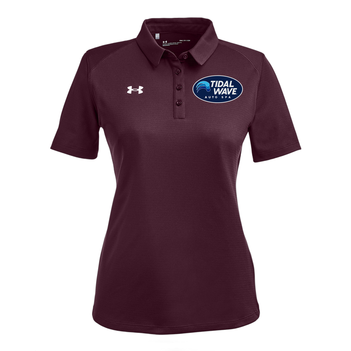 tidalwaveautospa-under-armour-womens-tech-polo-embroidery-leftchest-1370431-maroon-flat-front