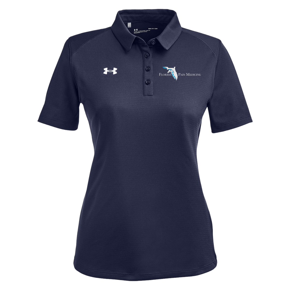 floridapainmedicine-under-armour-womens-tech-polo-embroidery-leftchest-1370431-mdnvy-flat-front