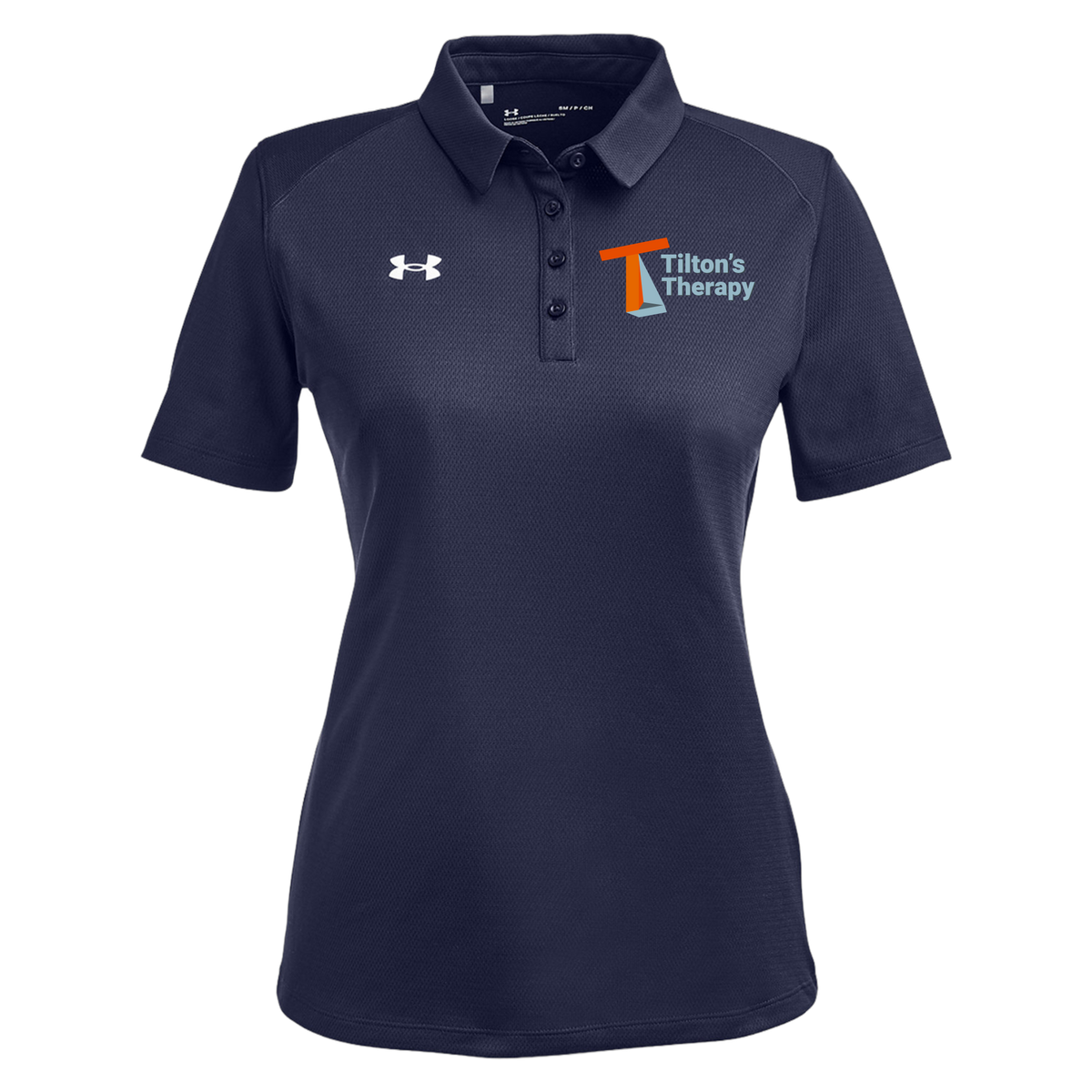 tiltonstherapy-under-armour-womens-tech-polo-embroidery-leftchest-1370431-mdnvy-flat-front