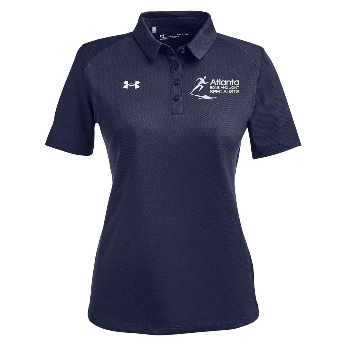 atlantaboneandjoint-under-armour-womens-tech-polo-embroidery-leftchest-1370431-mdnvy-flat-front