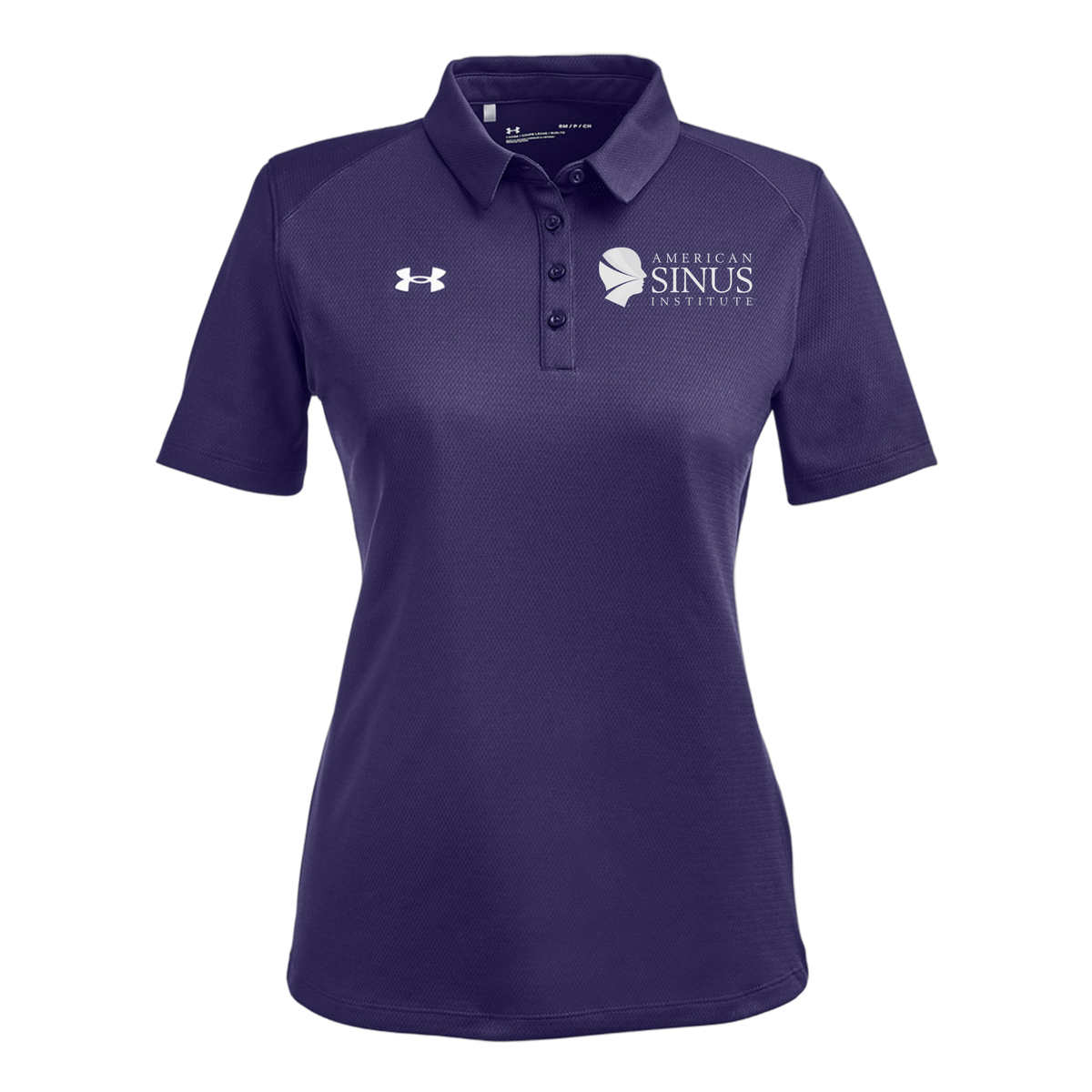americansinus-under-armour-womens-tech-polo-embroidery-leftchest-1370431-purple-flat-front