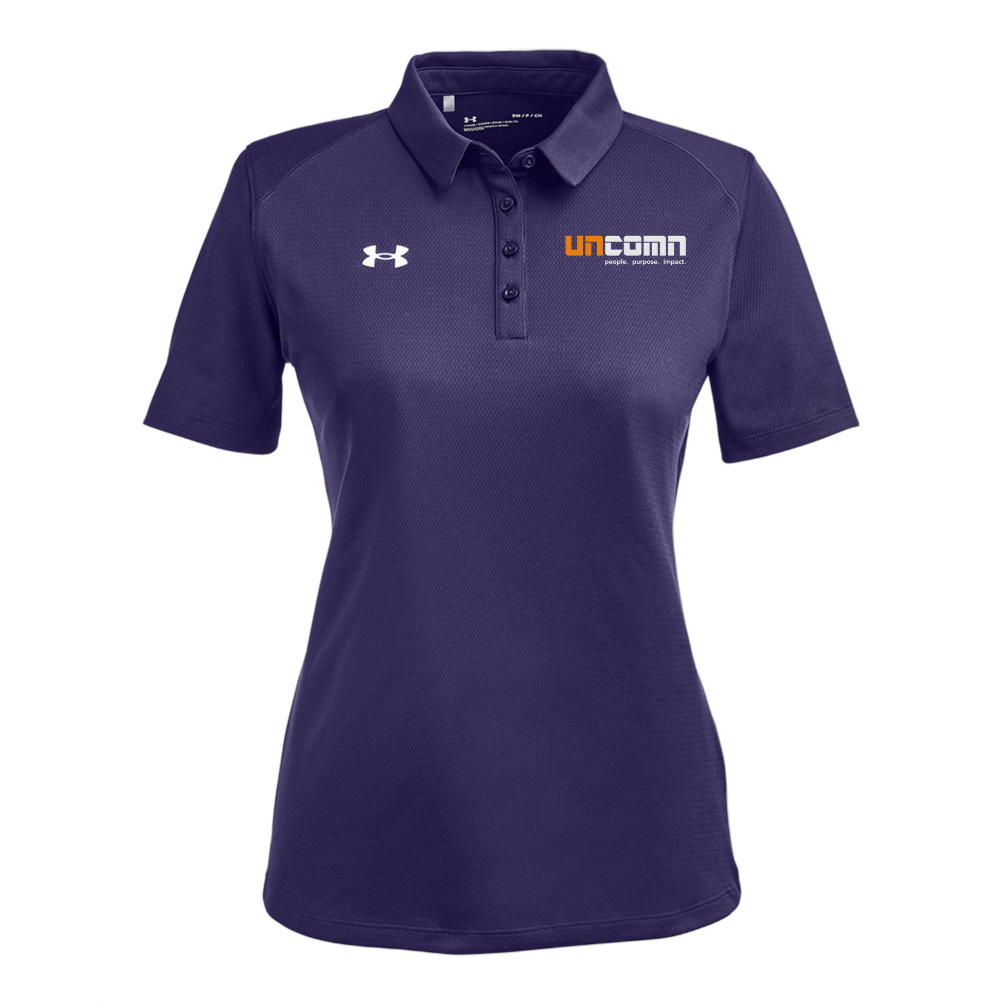 uncomn-under-armour-womens-tech-polo-embroidery-leftchest-1370431-purple-flat-front
