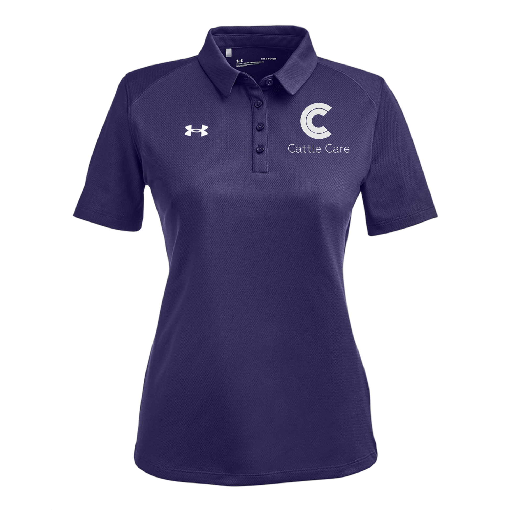 cattle-care-under-armour-womens-tech-polo-embroidery-leftchest-1370431-purple-flat-front