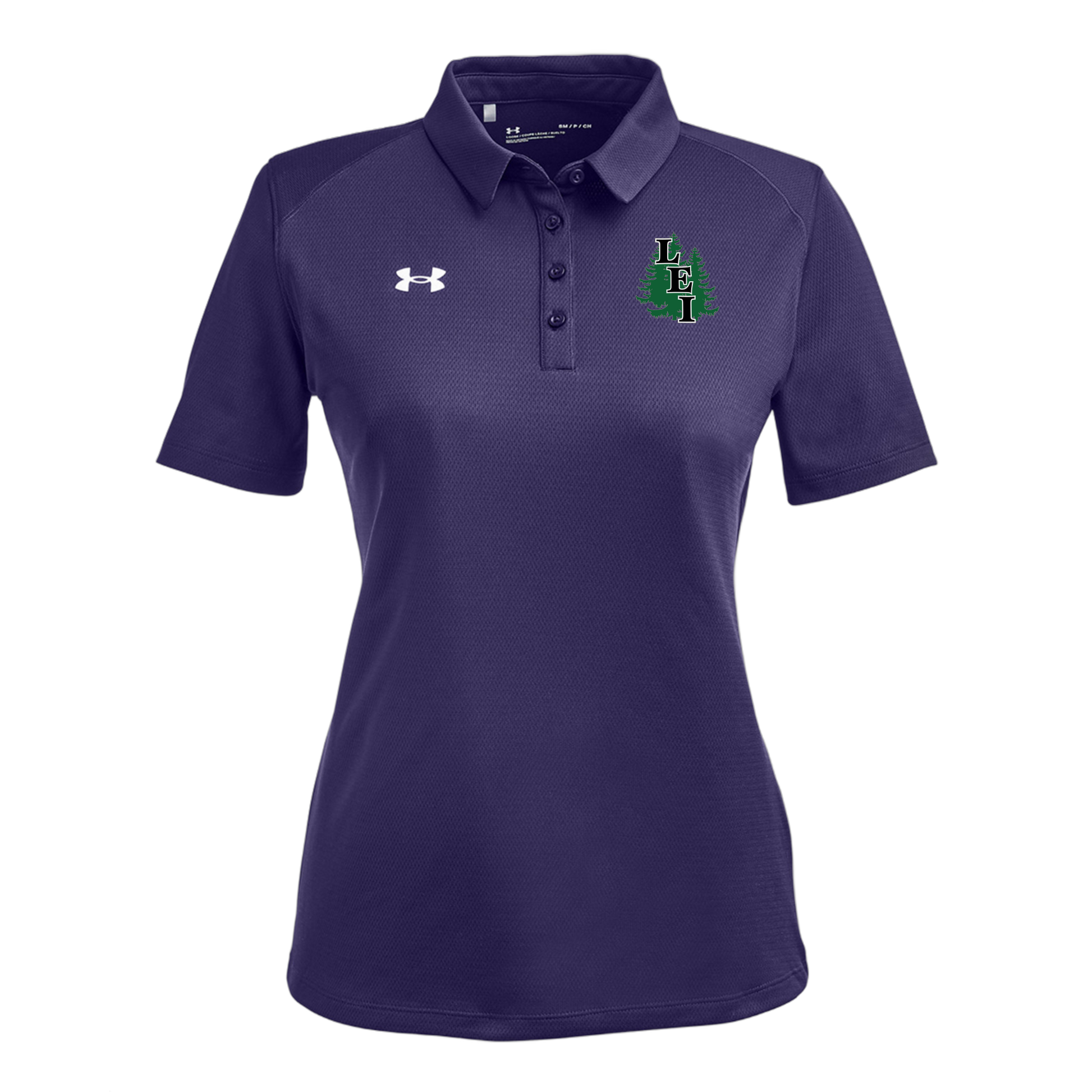 leisite-under-armour-womens-tech-polo-embroidery-leftchest-1370431-purple-flat-front