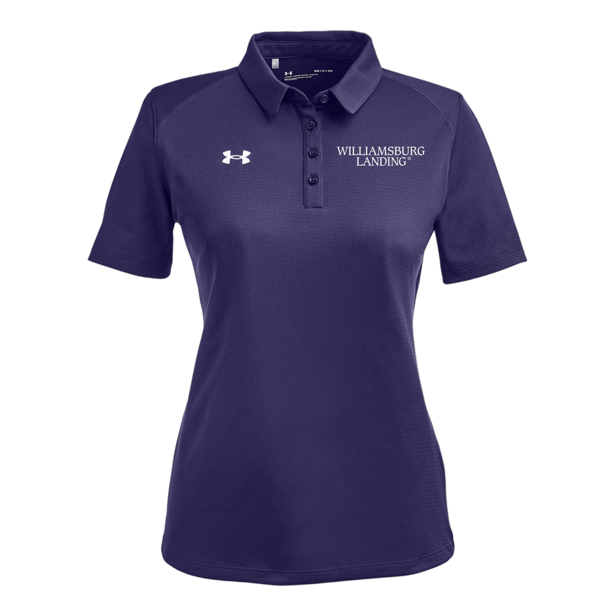 williamsburglanding-under-armour-womens-tech-polo-embroidery-leftchest-1370431-purple-flat-front