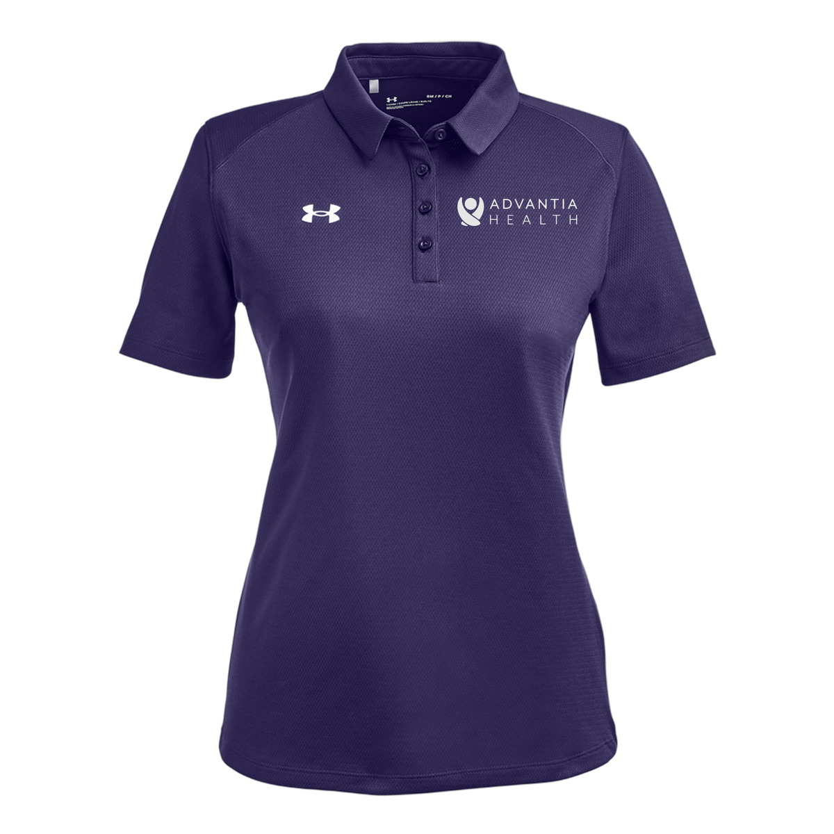 advantiahealth-under-armour-womens-tech-polo-embroidery-leftchest-1370431-purple-flat-front