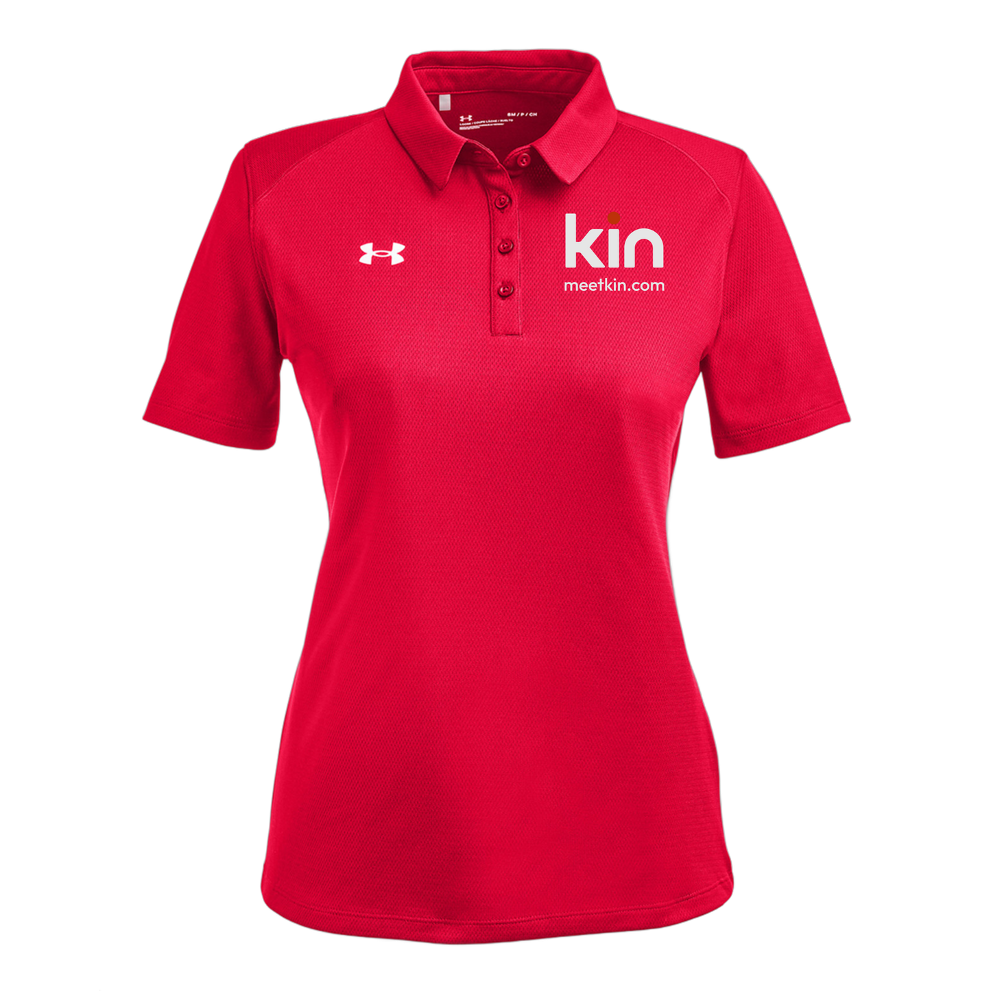 kin-under-armour-womens-tech-polo-embroidery-leftchest-1370431-red-flat-front