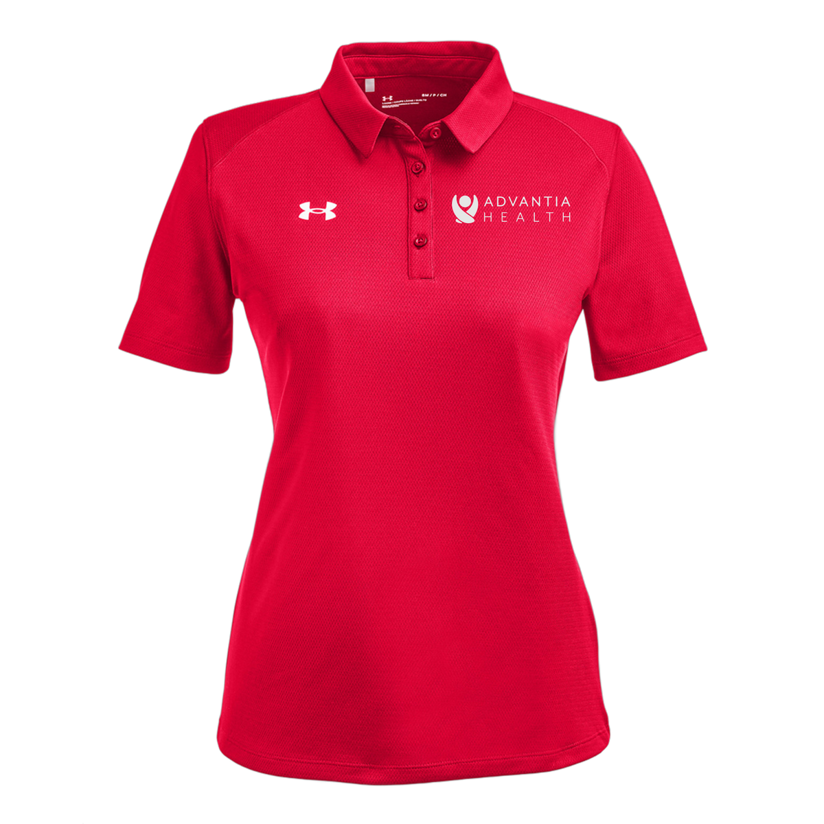 advantiahealth-under-armour-womens-tech-polo-embroidery-leftchest-1370431-red-flat-front
