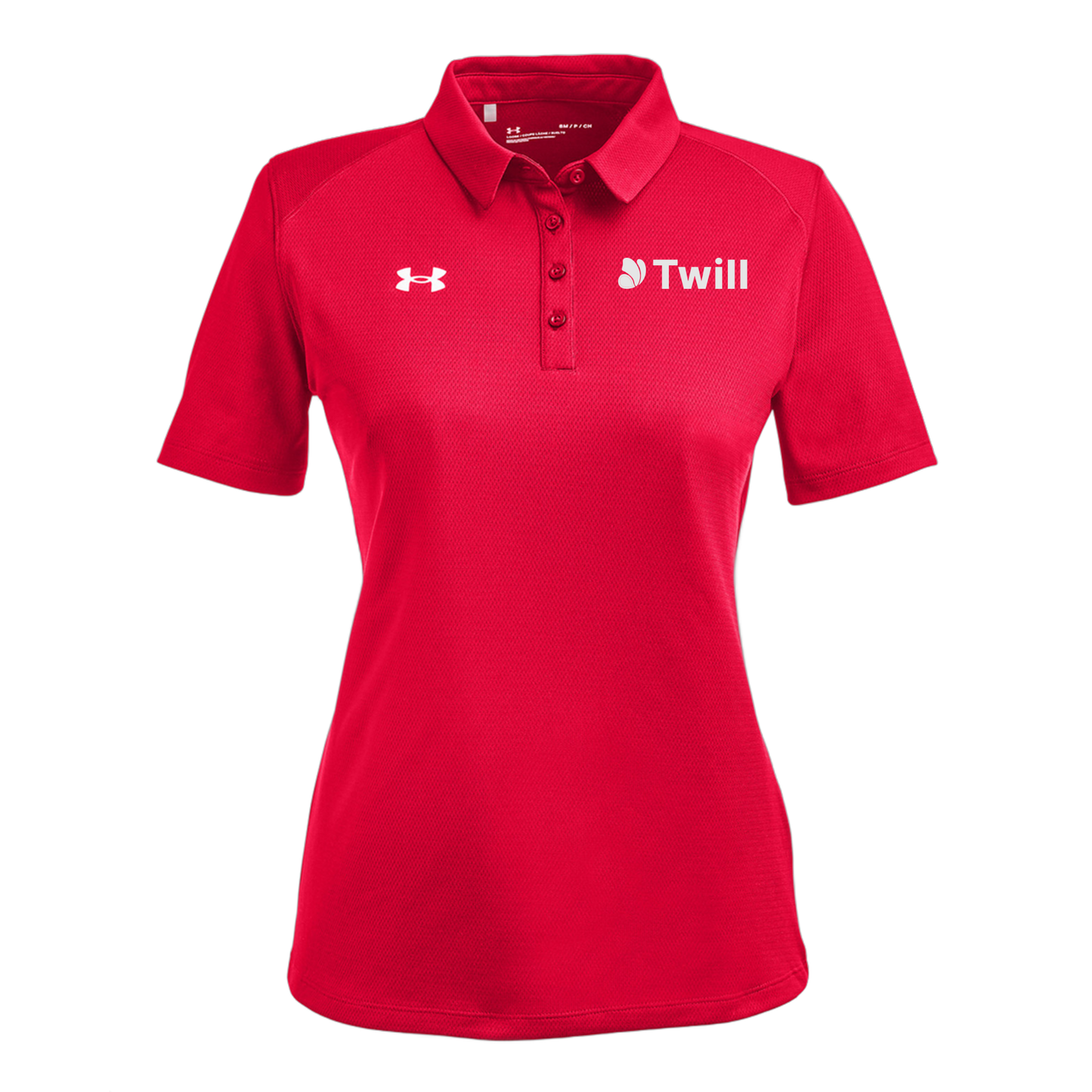 withtwill-under-armour-womens-tech-polo-embroidery-leftchest-1370431-red-flat-front